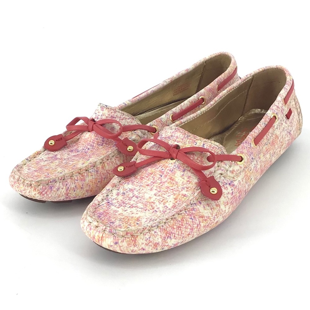 NEW Marc Joseph Cypess Hill Moccasins Pink Loafer